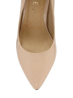 Ravel Stiletto Heel Court Shoes Nude New
