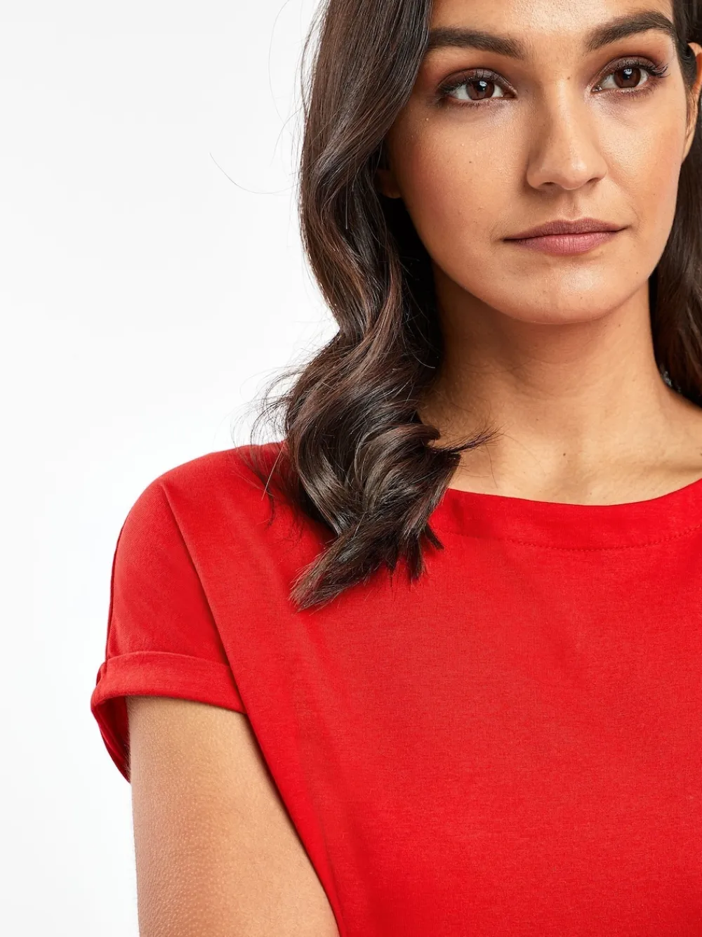 Next Red Cap Sleeve T-Shirt Discount