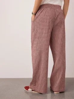 Next Red Gingham Maternity Wide Leg Trousers