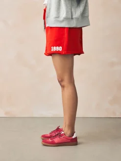 Next Red Lace-Up Trainers Discount