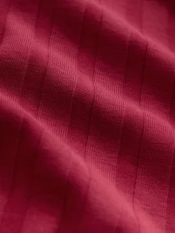 Next Maternity Long Sleeve Nursing Shelf Dress Red New