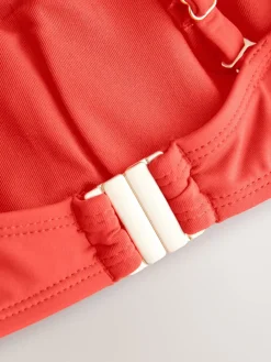 Next Shir Bandeau Bikini Top Red Clearance