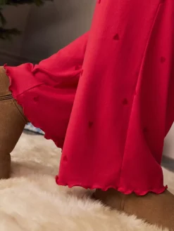 Next Heart Soft Long Sleeve Pyjamas Red Star Best