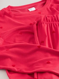 Next Heart Soft Long Sleeve Pyjamas Red Star Best
