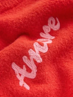 Next Red/Pink Cosy Embroidered Valentines Jumper Hot