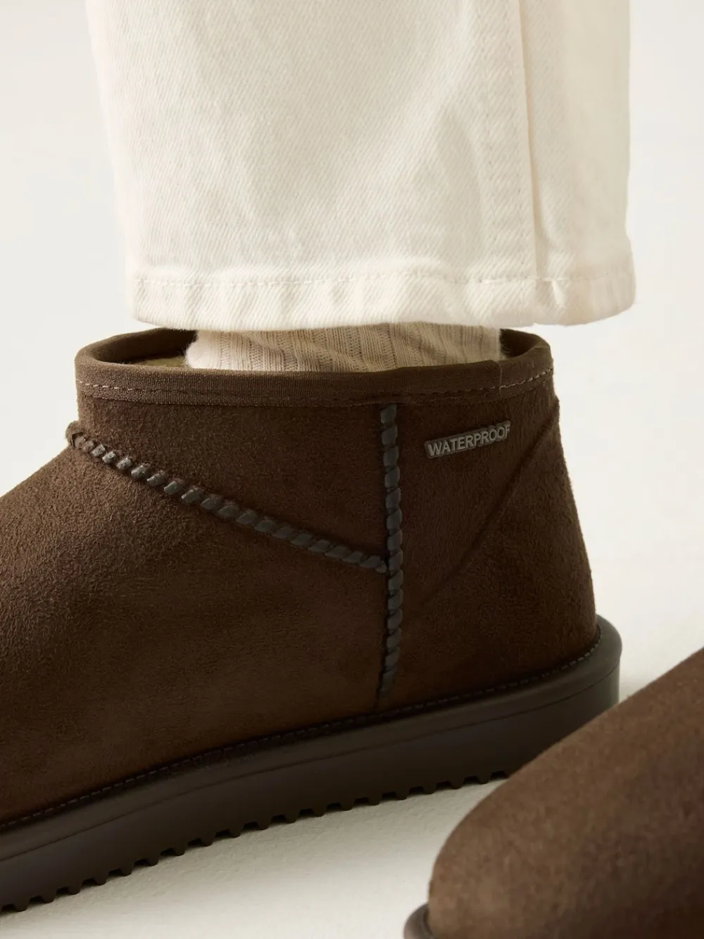 Regatta Adult Risley Short Cosy Lined Waterproof Boots Beige Clearance