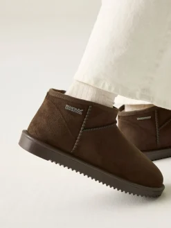 Regatta Adult Risley Short Cosy Lined Waterproof Boots Beige Clearance