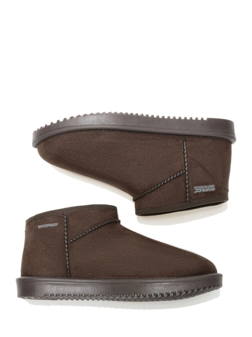 Regatta Adult Risley Short Cosy Lined Waterproof Boots Beige Clearance