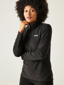 Regatta Black Sweethart Zip Neck Fleece