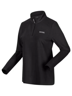 Regatta Black Sweethart Zip Neck Fleece