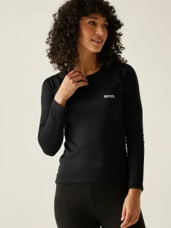 Regatta Black Thermal Baselayer Set Outlet