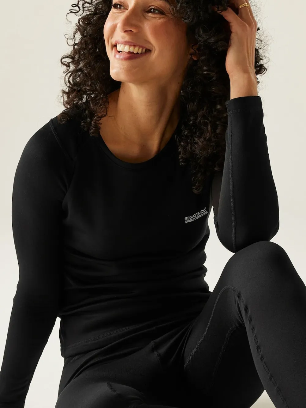 Regatta Black Thermal Baselayer Set Outlet