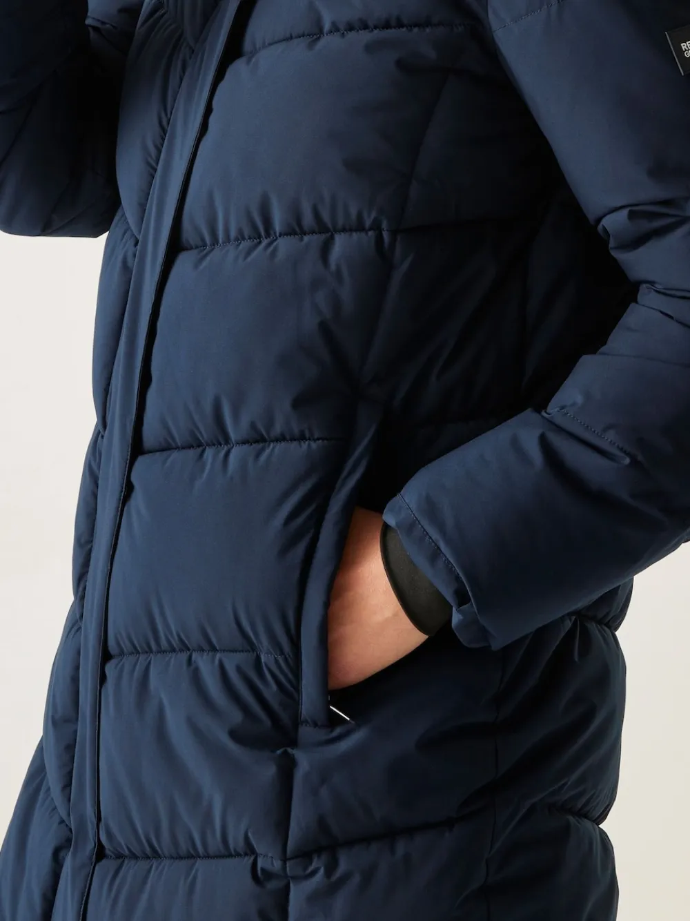 Regatta Blue Eloria Heavyweight Water Repellent Stretch Coat New