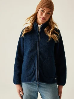 Regatta Frankie Borg Full Zip Fleece Blue Hot