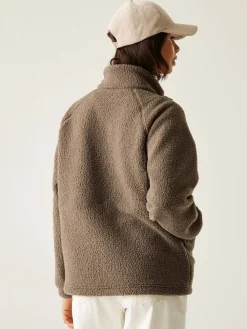 Regatta Emilica Borg Fleece Brown Discount