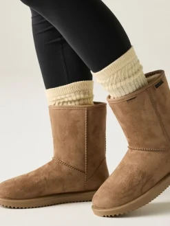 Regatta Brown Risley Mid Length Cosy Faux Fur Lined Waterproof Boots Discount