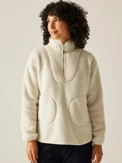 Regatta Frankie Borg Half Zip Fleece Cream Best