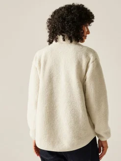 Regatta Frankie Borg Half Zip Fleece Cream Best