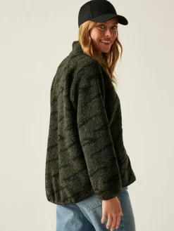 Regatta Frankie Borg Full Zip Fleece Green Sale