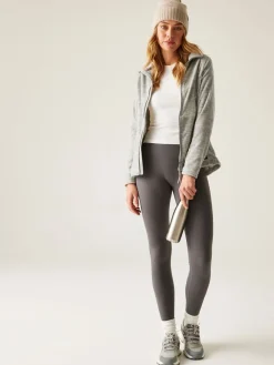 Regatta Mayse Full Zip Marl Fabric Fleece Grey Hot