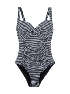 Regatta Womens Sakari Tummy Control Costume Swimsuit Light Blue