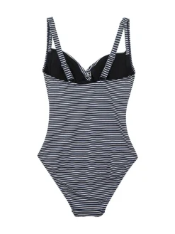 Regatta Womens Sakari Tummy Control Costume Swimsuit Light Blue