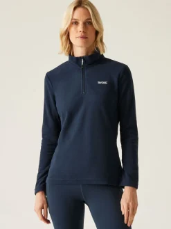 Regatta Navy Sweethart Zip Neck Fleece