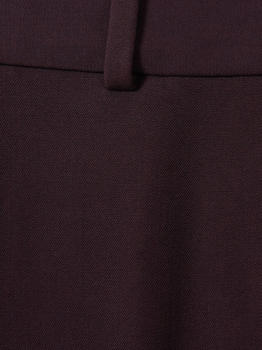 Reiss Gabi Petite Slim-Fit Suit Trousers Berry