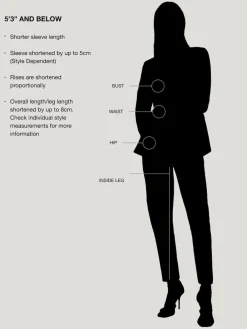 Reiss Gabi Petite Slim-Fit Suit Trousers Berry