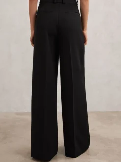 Reiss Gabi Wide-Leg Suit Trousers Black Best