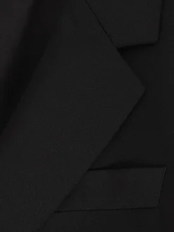 Reiss Haisley Petite Single Breasted Suit Blazer Black Outlet