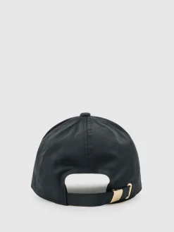 Reiss Nicole Logo-Embroidered Baseball Cap Black Discount