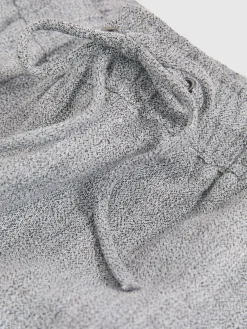 Reiss Blue Willow Linen-Blend Drawstring Shorts Discount