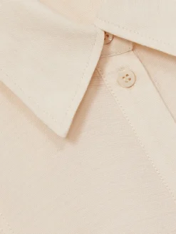 Reiss Millie Belted Beach Cover-Up Playsuit Cream Discount