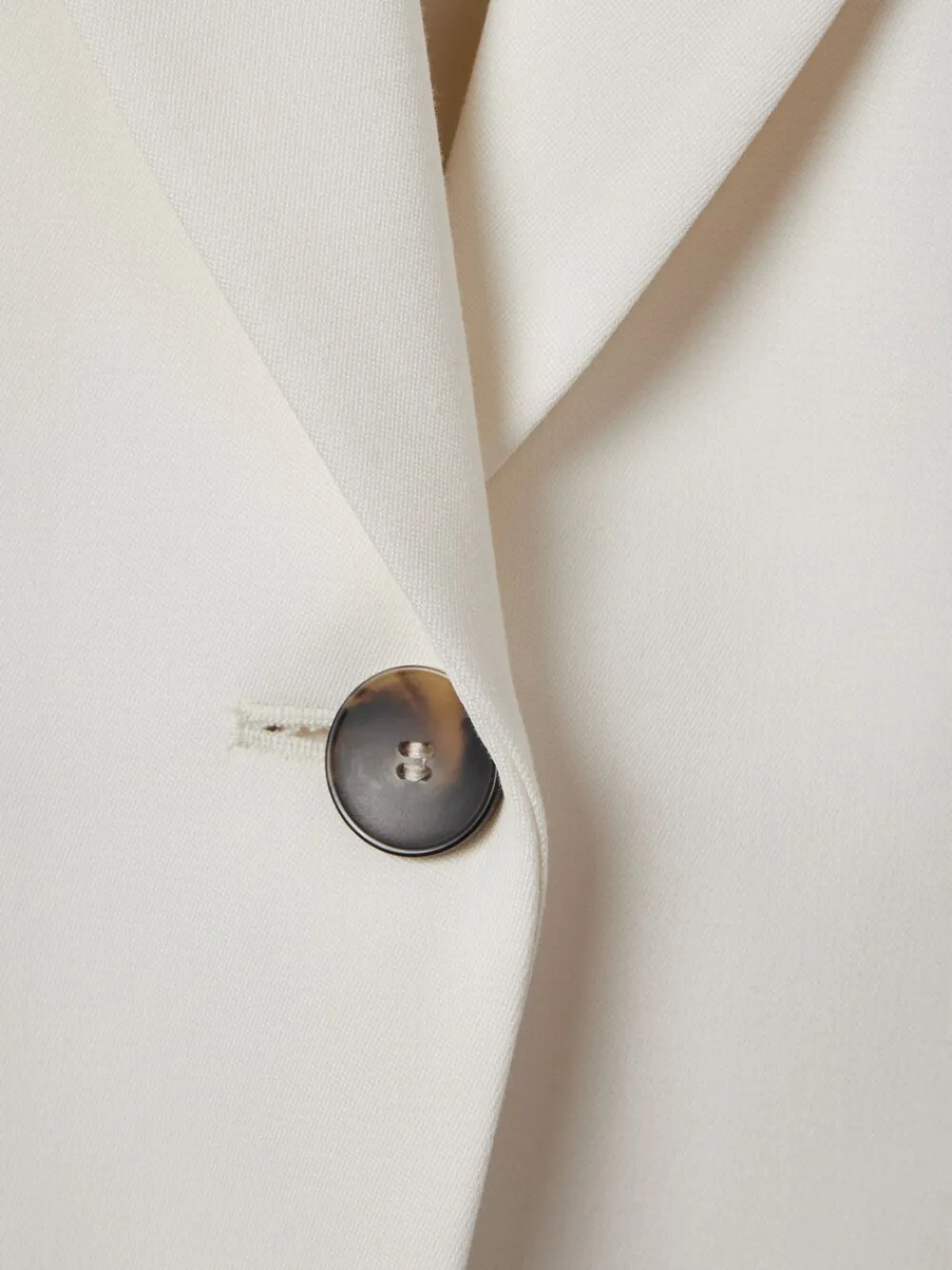 Reiss Cream Millie Tailored Single Breasted Suit Blazer