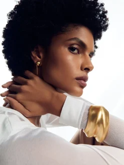 Reiss Gold Tone Sara Sculptural Cuff Best