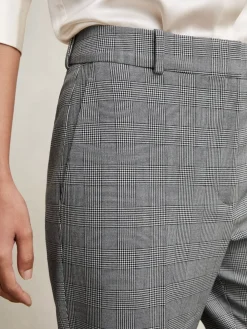 Reiss Grey Brooklyn Check Slim-Fit Suit Trousers Sale