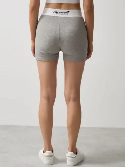 Reiss Grey Melange Sophia McLaren F1 Team Ribbed Boxer Shorts Discount