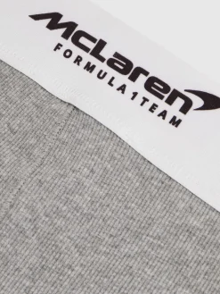 Reiss Grey Melange Sophia McLaren F1 Team Ribbed Boxer Shorts Discount