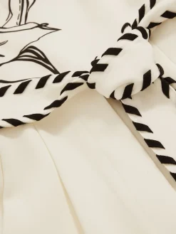 Reiss Ivory/Black Kinsley | NYBG Floral-Print Jumpsuit Clearance