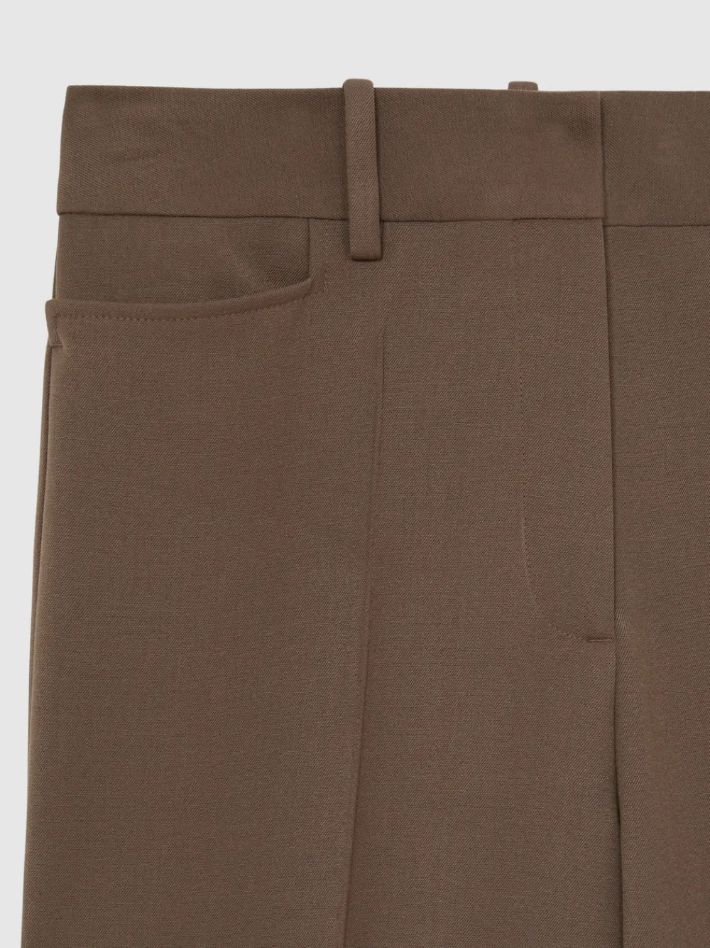 Reiss Gabi Flared Suit Trousers Mink Neutral Outlet