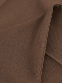 Reiss Gabi Petite Slim-Fit Suit Trousers Mink Neutral Clearance