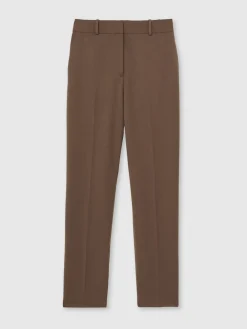 Reiss Gabi Slim-Fit Suit Trousers Mink Neutral Discount