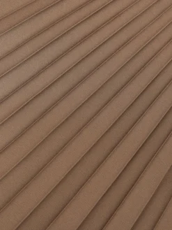 Reiss Seren Pleated Midi Skirt Mocha Brown Online