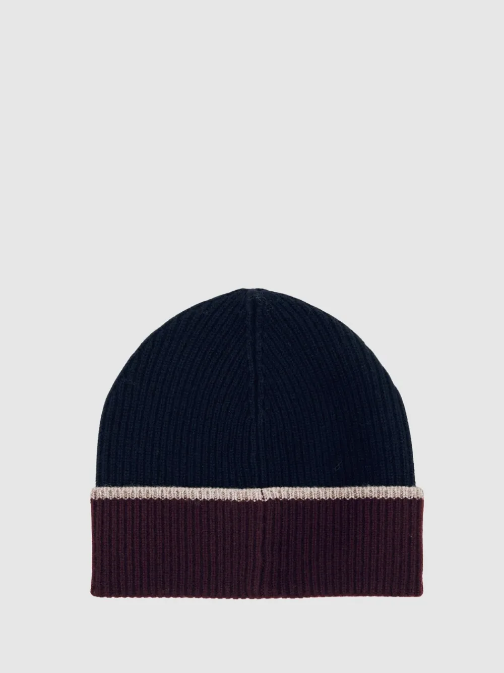 Reiss Filipa Wool-Blend Tipped Beanie Navy Outlet