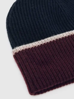 Reiss Filipa Wool-Blend Tipped Beanie Navy Outlet