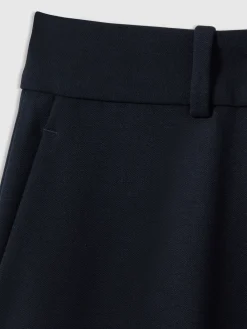 Reiss Gabi Slim-Fit Suit Trousers Navy Online