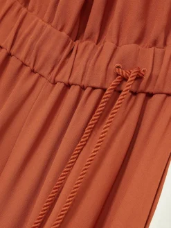 Reiss Orange Inez Colour-Block Rope-Cord Jumpsuit New