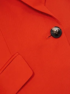 Reiss Orange Raine Single Breasted Suit Jacket With Linen Sale