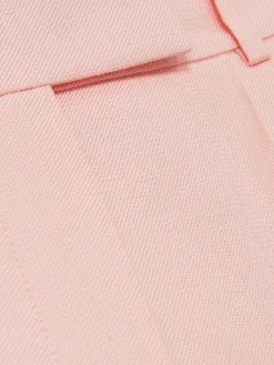 Reiss Pink Magda Mid-Rise Tailored Shorts Clearance